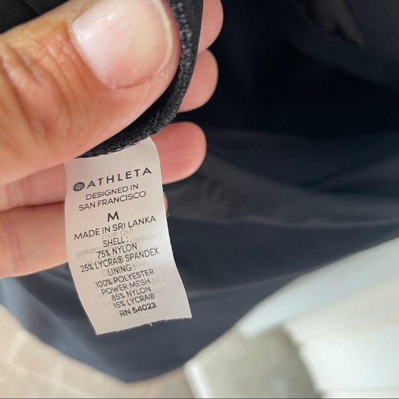 Athleta Black One Piece Swimsuit - Picture 6 of 9